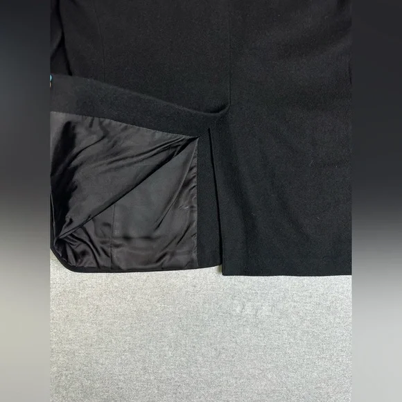 Bill Blass Blazer Mens 44R Black 100% Camel Hair Sport Coat Made in USA‎